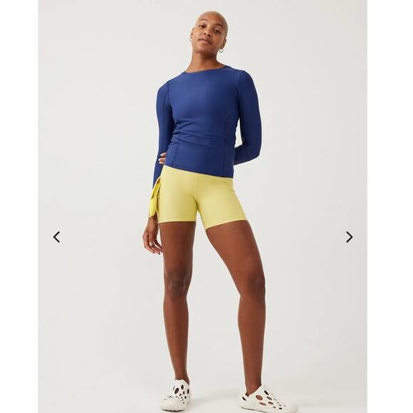 NWT Outdoor Voices SplashKnit Longsleeve Rashguard - XL - dark sky blue - XL - Picture 4 of 7